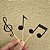 Kit de Topo para Doces no tema Música (Notas Musicais e Bandeirinhas de Estilos) - com 11 unidades - Imagem 2