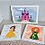Kit com 3 Quadros Infantis tema Princesas - Imagem 1