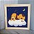Kit com 2 Quadros Infantis - tema Hora de Dormir dos bichinhos - Elefante e Cachorro - Imagem 3