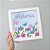 Kit com 2 Quadros Decorativos Infantis Flores e Borboleta Aquarelado - Imagem 2