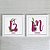 Kit com 2 ou 3 quadros para Irmãs - tema Jardim de Passarinhos - Imagem 3