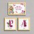 Kit com 2 ou 3 quadros para Irmãs - tema Jardim de Passarinhos - Imagem 4
