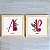 Kit com 2 ou 3 quadros para Irmãs - tema Jardim de Passarinhos - Imagem 2