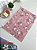 Pasta A4 Flores com Fechamento ZipLock - Rosa Claro - Imagem 1