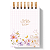 Bloco de Notas A6: Xadrez Floral - Imagem 1