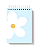 Bloco de Notas A6: Margarida - Imagem 1