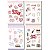 Kit com 4 Cartelas de Adesivos - Queen Book - Imagem 1