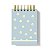 Kit Azul Florzinha - Planner, Marca Página, Adesivos, Popnotes, Chaveiro Post it e Bloco de Notas - Imagem 15