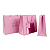 Sacola de Presente Rosa “Com Carinho” com Kit (Cartão + Envelope + Papel Seda) – 37x28x13 cm - Imagem 1