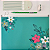 Kit Papelaria Verde Fresh – 1 Pasta A4 + 1 Marca Texto em Fita + 1 Caneta CIS + 1 Washi Tape - Imagem 1