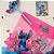 Kit Stitch Completo – 2 Pastas A4 + 1 Caderninho de Adesivos + 1 Caneta Pelúcia - Imagem 1