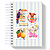 Caderno A5 Personalizado Brasil em Selos - 80 Folhas Papel 90g Capa Dura - Imagem 2