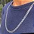Corrente Groummet, 60cm, Prata 925. - Imagem 1