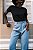 Calça wide blue jeans - Imagem 4