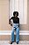 Calça wide blue jeans - Imagem 1