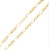 CORRENTE 12,84G GRUMET 3X1 - 60cm - Imagem 1