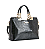 BOLSA CHENSON PRETO CROCO VERNIZ REF CG83974 - Imagem 1