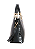 BOLSA CHENSON PRETO CROCO VERNIZ REF CG83974 - Imagem 2