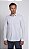 CAMISA INDIVIDUAL MC COMFORT FIO TINTO XADREZ BRANCO/AZUL 3/4 - Imagem 1