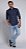 CALCA JEANS INDIVIDUAL MASC FIVE POCKETS CON JEANS CLARO - Imagem 1