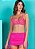 SAIA DE PRAIA DANY ROSA NEON LISO M - OXUA - Imagem 2