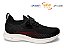 TENIS MASC KOLOSH MALHA PRETO/VERM H3368 - Imagem 1