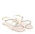 RASTEIRA SUA CIA TIRA STRASS/METALIC LIGHT GOLD/COBRE - Imagem 1