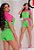 CONJUNTO FEM SET OFF DUAS CORES M BLUSA MC E SHORT 001616 - Imagem 1