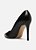 SCARPIN AREZZO COURO BICO FINO PRETO A12754 - Imagem 2
