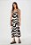 VESTIDO MIDI HERING ALCAS FINAS LINHO PRETO/OFF WHITE - Imagem 1