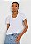 BLUSA FEM HERING BASIC MC GOLA V BRANCA M - Imagem 1