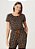 BLUSA FEM MC HERING ESTAMPADA PRETO/MARROM XP - Imagem 1