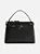 BOLSA TOTE AREZZO COURO PRETO CROCO - Imagem 1