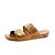 SANDALIA ANDACCO FLATFORM GOA CRUSH CARAMELO - Imagem 1