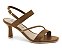 SANDALIA RAMARIM SALTO FINO MEDIO CAMEL CANA NATURAL - Imagem 1