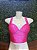 TOP DI PAULA ZAP ROSA PINK TEXTURIZADO - Imagem 1