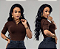 BLUSA SET OFF GOLA ALTA C/ ZIPER - Imagem 1