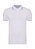 POLO MC INDIVIDUAL BASICA SLIM FIT GOLA FRISOS - BRANCO - Imagem 1