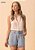 SHORTS JEANS LEZ A LEZ BOYFRIEND 42 JEANS CLARO - Imagem 1