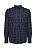 CAMISA ML INDIVIDUAL EGYPTIAN COTTON SLIM FIT 4 XADREZ AZUL MARINHO - Imagem 1
