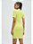 VESTIDO MC ACOSTAMENTO CANELADO GOLA ALTA GG CITRUS GREEN - Imagem 2