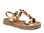 SANDALIA DAKOTA FLATFORM LAZARY CHAMPAGNE - Imagem 1