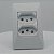 Tomadas 2P+T 20A 250V (2x) - Distanciadas Externa - Cod1408 - FAME - Imagem 1