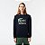 MOLETOM CLASSIC FIT EM FLEECE DE ALGODÃO  - AZUL MARINHO - Imagem 1
