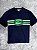 CAMISETA REGULAR FIT MONOGRAMA AZUL/VERDE/ROSA - Imagem 1