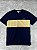 CAMISETA LACOSTE COLORBLOCK AZUL/BEGE - Imagem 1