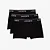 Pack Cueca Lacoste com 3 unidades Preta - Imagem 1