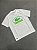 Camiseta de Algodão Pesado com Estampa Gráfica  Branca/Verde - Imagem 1