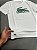Camiseta Esportiva Lacoste em Algodão Ultra Dry (Branca/Verde ) - Imagem 3