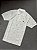 Polo Lacoste Classic Fit com Estampa Floral Branca - Imagem 1